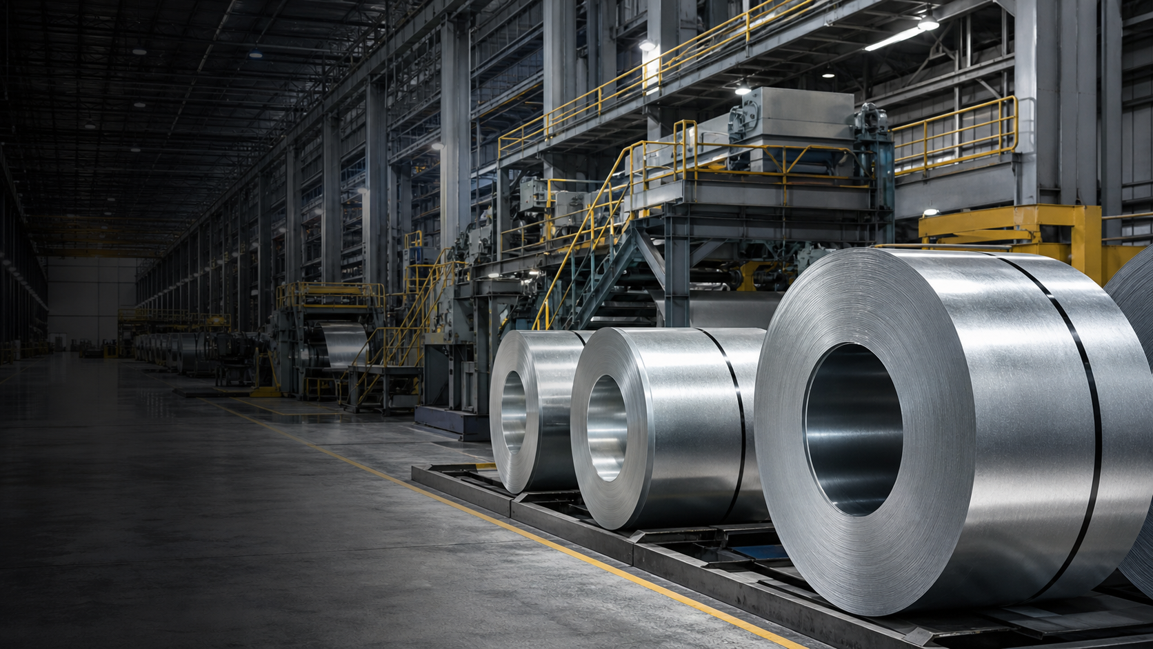 Fasilitas produksi baja lapis Auristeel